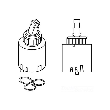 Kohler Valve Kit, Sc, Falling Water 77548-B